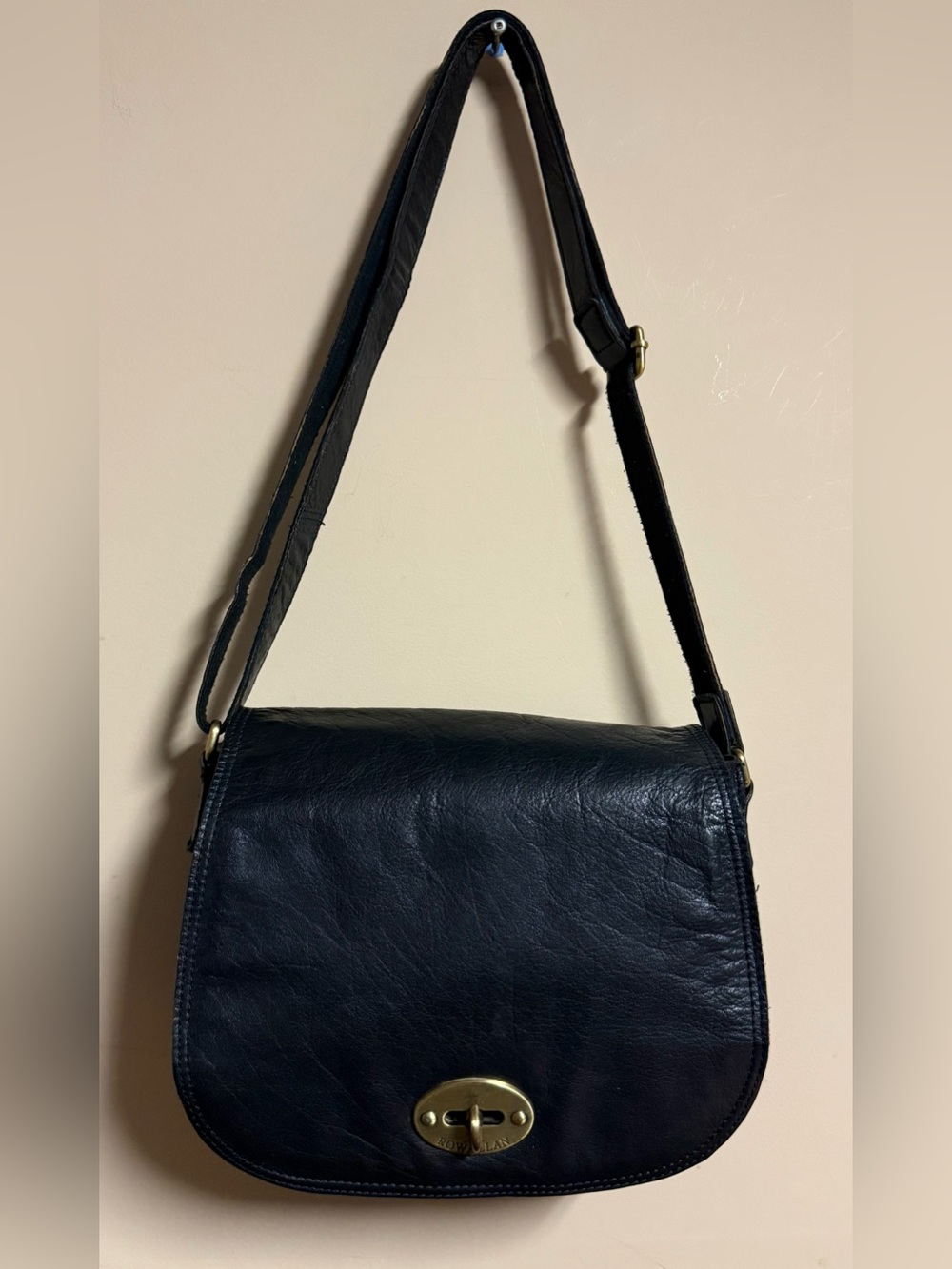 Rowallan Leather Crossbody Bag